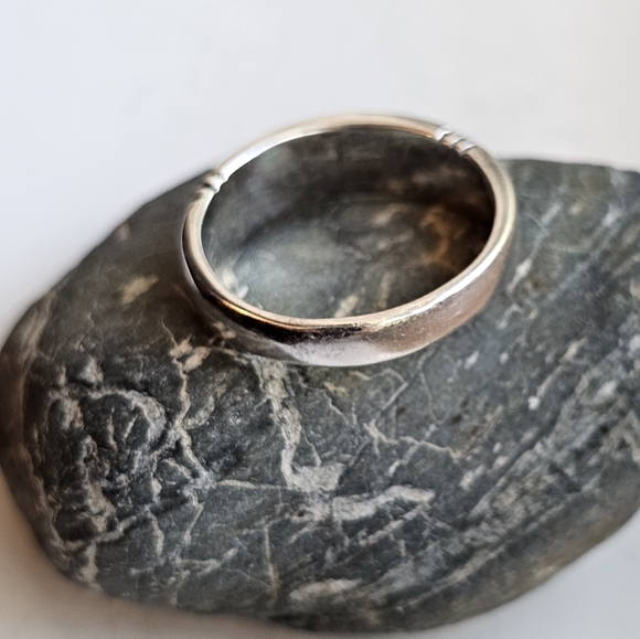 Navajo Ring, Multi Stone Inlayed, Sterling Silver. Artist: Steve Fransico EUC! - Picture 3 of 11